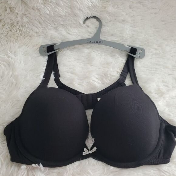 NWOT Lane Bryant Size 40B Cacique Cotton Boost Plunge Bra - Picture 1 of 7